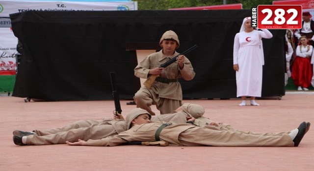 Tekirdağ'da milli mücadeleyi ve TBMM'nin açılışını canlandırdılar