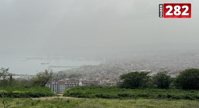 Tekirdağ'ı toz bulutları kapladı