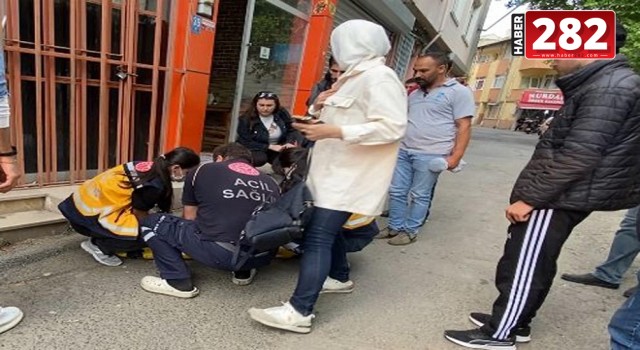 Tekirdağ'da 1'inci kattan düşen bebek yaralandı