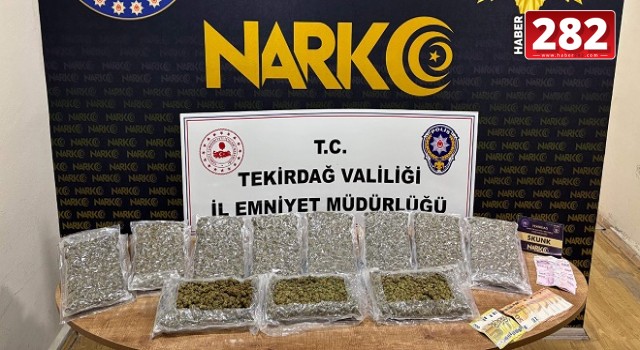 Tekirdağ'da uyuşturucu operasyonunda 10 tutuklama