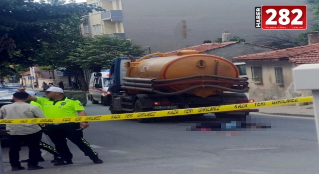 Tekirdağ'da vidanjörün çarptığı yaya öldü