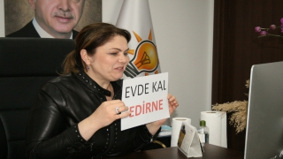 AK Parti Edirne İl Başkanı İba, video konferansla toplantı yaptı 