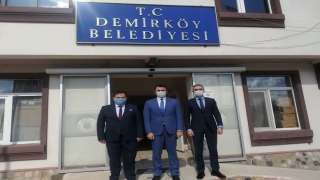 Kırklareli Cumhuriyet Başsavcısı Gökhan Kapağan’dan Demirköy Belediye Başkanı Gün’e ziyaret