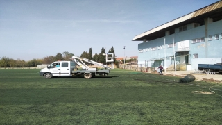 Keşan Atatürk Stadı’nda yenileme çalışmalarına başlandı