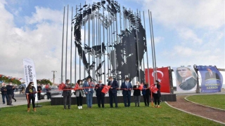 Şarköy’ün kurtuluş yıl dönümünde Atatürk silüeti açılışı yapıldı
