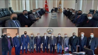 MHP İl Başkanı Tercan ve yönetim kurulu üyeleri, Rektör Tabakoğlu’nu ziyaret etti