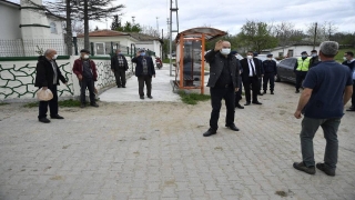 Edirne Valisi Canalp 12 saatte 59 köyü dolaşarak salgın tedbirlerine uyulmasını istedi