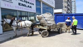 Edirne’de at arabasıyla çarpışan motosikletli kurye yaralandı