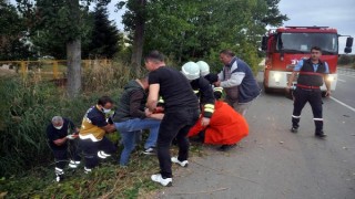 Tekirdağ’da hafif ticari araç, motosiklete çarptı: 1 ölü, 2 yaralı