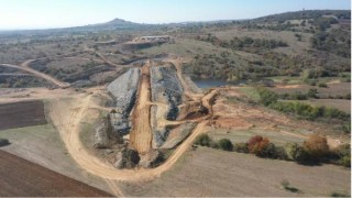 Lalapaşa Doğanköy Barajı ve sulamasında çalışmalar sürüyor