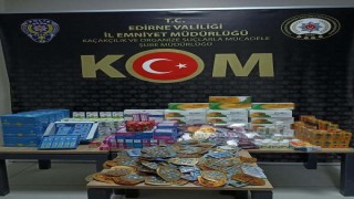 Edirne’de gümrük kaçağı 7 bin cinsel içerikli ürün ele geçirildi