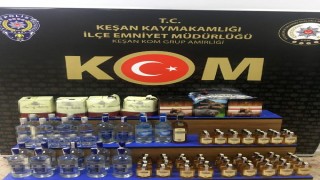 Edirne’de ’sahte içki’ operasyonu; 4 gözaltı