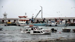 Tekirdağ’da fırtına ve kar; eğitim uçuşları ile deniz seferleri iptal