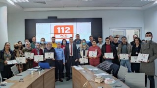 Edirne’de 112 Acil Çağrı Merkezi çalışanlarına uzmanlık eğitimi