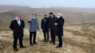 Vali Canalp, Hamzabeyli ve İpsala sınır kapılarında TIR parkı inşaatlarını inceledi
