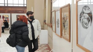 Trakya Üniversitesi Güzel Sanatlar Fakültesi’nden 40’ıncı yıl anısına öğrenci sergisi