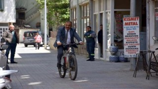 Şarköy Kaymakamı Kılınçkaya: Trafik yoğunluğunu azaltmak için bisiklet kullanalım