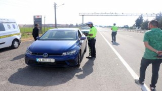 Keşan’da polisten araç denetimi