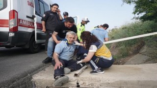 Tekirdağ’da işçi servisi devrildi: 5 yaralı