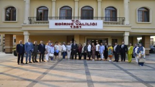 Edirne Valisi Kırbıyık, kadın kooperatif temsilcileriyle bir araya geldi