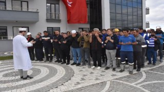 Tekirdağ’da madenciler, Amasra’daki meslektaşları için gıyabi cenaze namazı kıldı