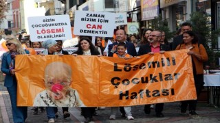 Edirne’de ’Lösemili Çocuklar Haftası’nda yürüyüş düzenlendi