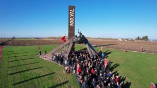 Edirne’nin kurtuluşunun 100’üncü yılı anısına yapılan anıt açıldı