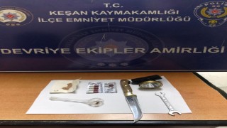 Edirne’de uyuşturucuyla yakalanan 3 kişiye gözaltı