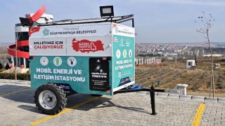 Süleymanpaşa Belediyesi, depremzedeler için mobil enerji ve iletişim istasyonu üretiyor