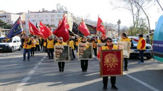 Tekirdağ’dan Çanakkale’ye ’57’nci Alay Vefa Yürüyüşü’ başladı