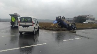 Keşan’da otomobille hafif ticari araç çarpıştı: 1 yaralı