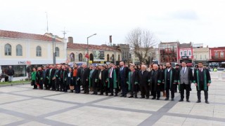 Edirne’de, depremde hayatını kaybeden avukatlar anıldı