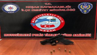 Edirne’de üzerinde tabancayla yakalanan şüpheliye tutuklama