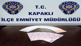 Kapaklı’da kumar oynayan 4 kişiye 16 bin TL ceza