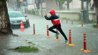 Edirne’de sağanak etkili oldu