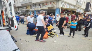 Edirne’de otomobilin çarpıp kaçtığı motokurye yaralandı
