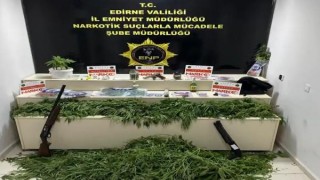 Edirne’de uyuşturucu tacirlerine ’yüzüncü Yıl’ operasyonunda 41 gözaltı