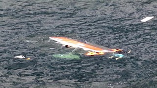 Tekirdağ’da tekneleri alabora olan 4 kişiyi, liman personeli kurtardı
