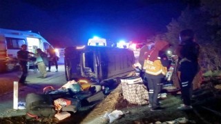 Kırklareli’de panelvan ile otomobil çarpıştı: 10 yaralı