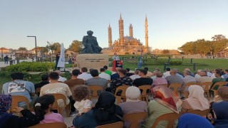 Kur’an’a yapılan saldırılar, Edirne’de protesto edildi