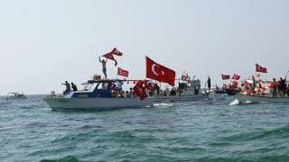 Amatör balıkçılardan, 100 tekneyle ’30 Ağustos Zafer Bayramı’ turu
