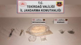 Tekirdağ’da uyuşturucu ele geçirilen otomobilde 3 şüpheli gözaltına alındı