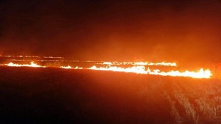 Malkara’da 40 dönüm alanda anız yangını