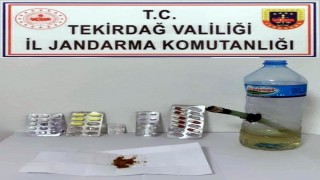 Tekirdağ’da jandarmadan uyuşturucu operasyonu