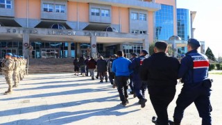 Yunanistan’a kaçarken yakalanan 10 şüpheli tutuklandı