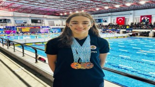 Edirneli yüzme sporcusu Işık, üst üste 4’üncü kez Türkiye şampiyonu