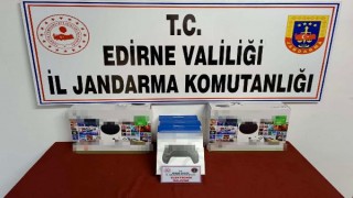 Edirne’de gümrük kaçağı oyun konsolları ele geçirildi