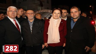 Başkan Yüksel İyi Parti Genel Başkanı İle Şehit Ailesini Ziyaret Etti