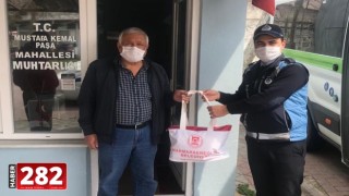 Marmaraereğlisi Belediyesi Bünyesinde Üretilen Maskeler Dağıtılıyor