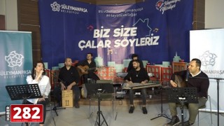 Süleymanpaşa Belediyesi konserleri evlere götürmeye devam ediyor